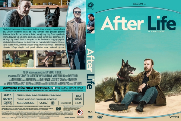 "After Life - Sezon 1" - Podgląd okładki filmu - Okładki DVD CoverVil