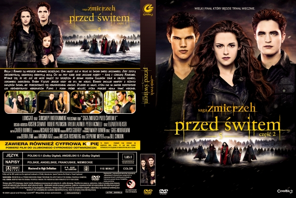 Saga Zmierzch Przed Switem Cz 2 "Saga „Zmierzch”: Przed świtem – część 2" - Podgląd okładki filmu